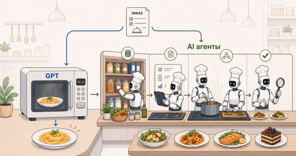 От ChatGPT до ИИ-агентов: какую архитектуру выбрать для задач бизнеса