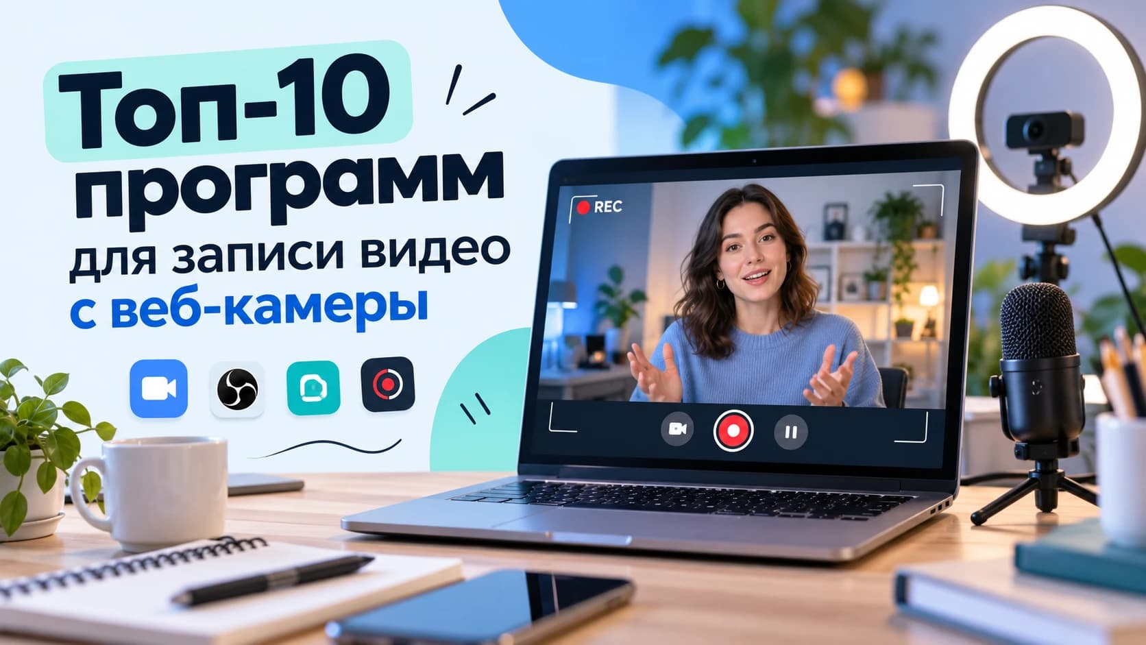 Топ-10 программ для записи видео с веб-камеры
