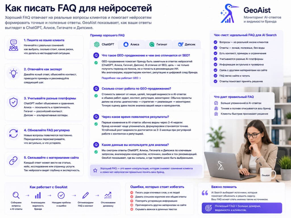 Как писать FAQ для нейросетей