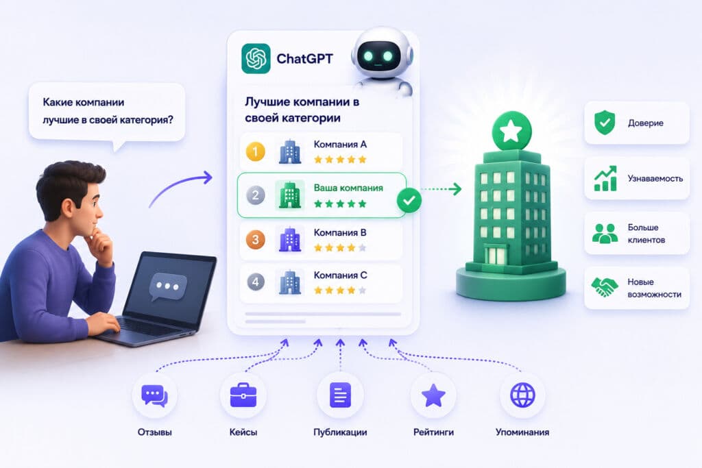 Как попасть в список лучших компаний по версии ChatGPT