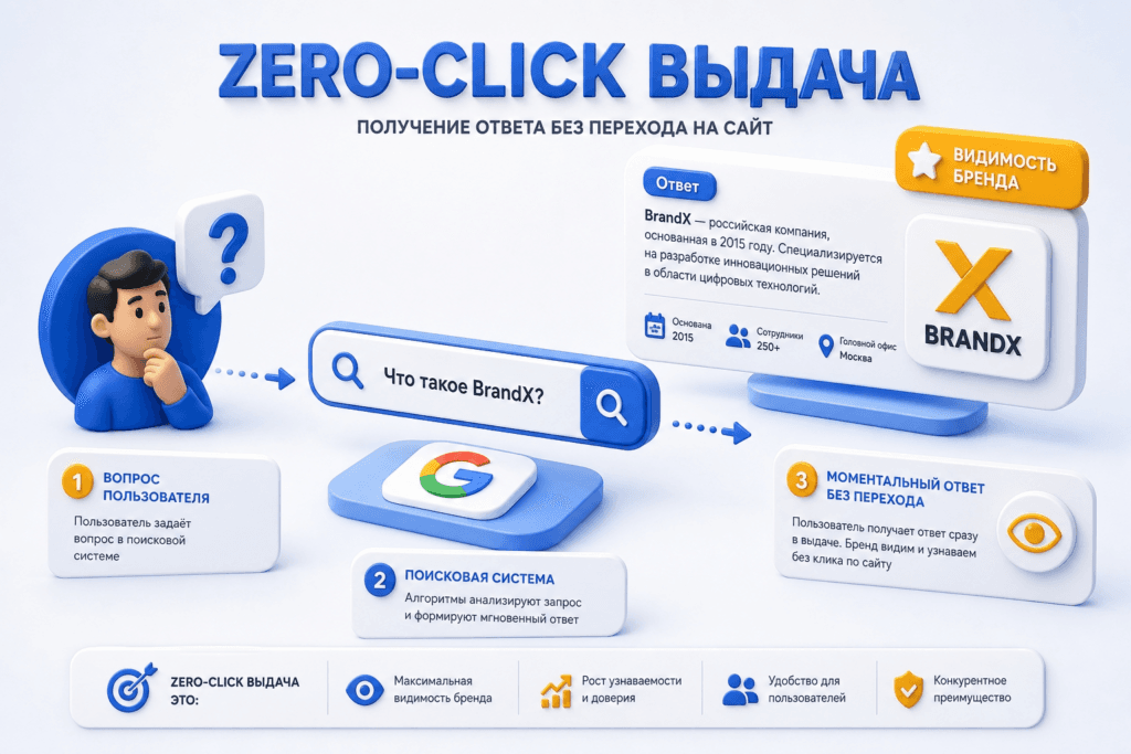 Zero-Click выдача: это не потеря трафика, а новая точка касания с брендом