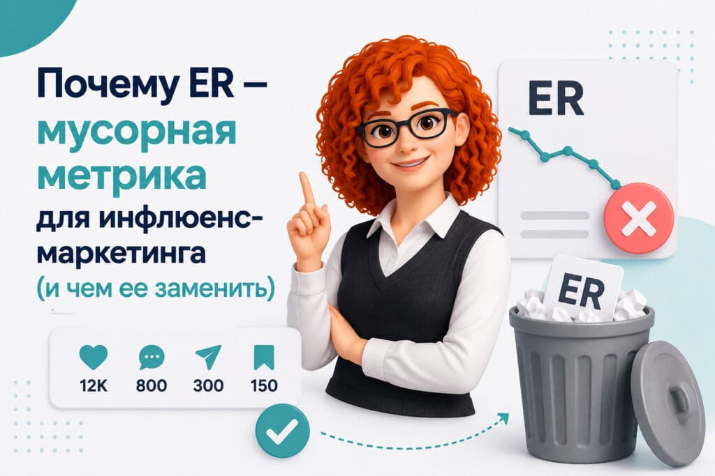 Почему ER — мусорная метрика для инфлюенс-маркетинга (и чем ее заменить)