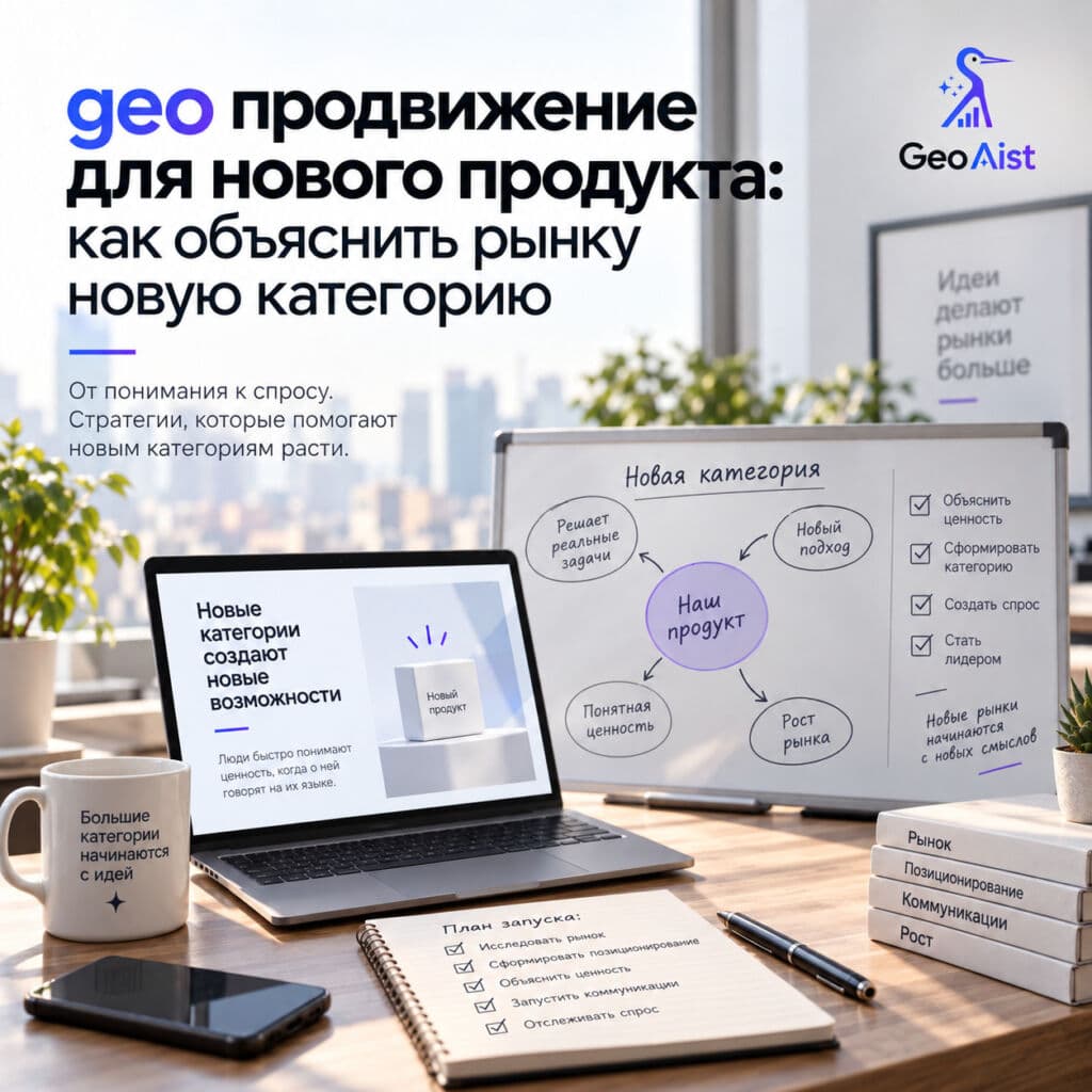 GEO продвижение для нового продукта: как объяснить рынку новую категорию